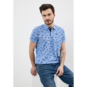 Pepe Jeans pánské modré polo tričko - XL (542)